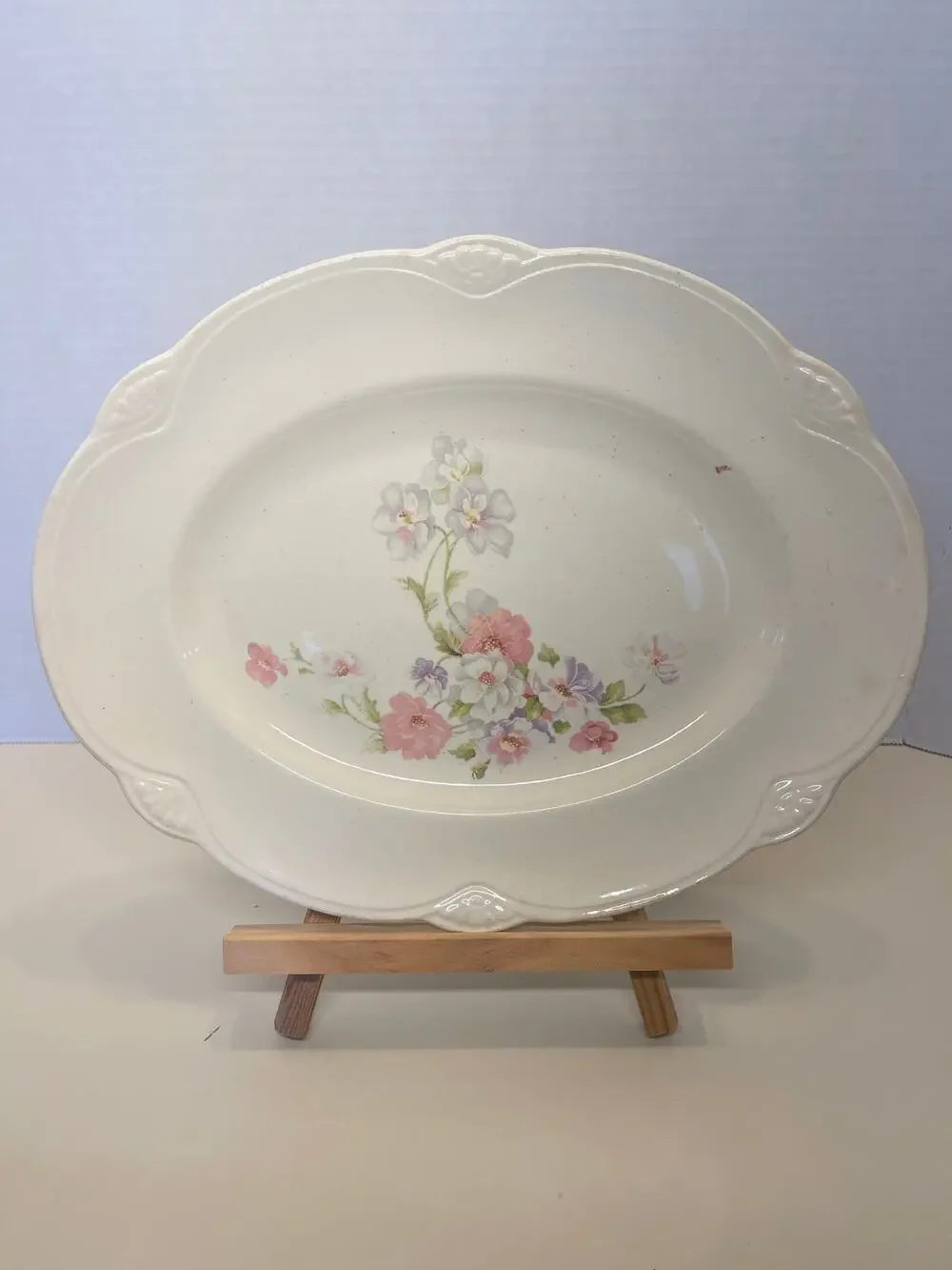 Vintage Homer Laughlin Virgina Rose Small Platter 1943
